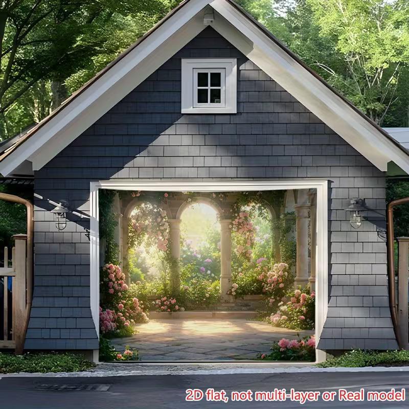 

2D Romantic Patio Garden Backdrop for Engagement & Couple Photoshoots 47.2x31.5inch/120*80cm