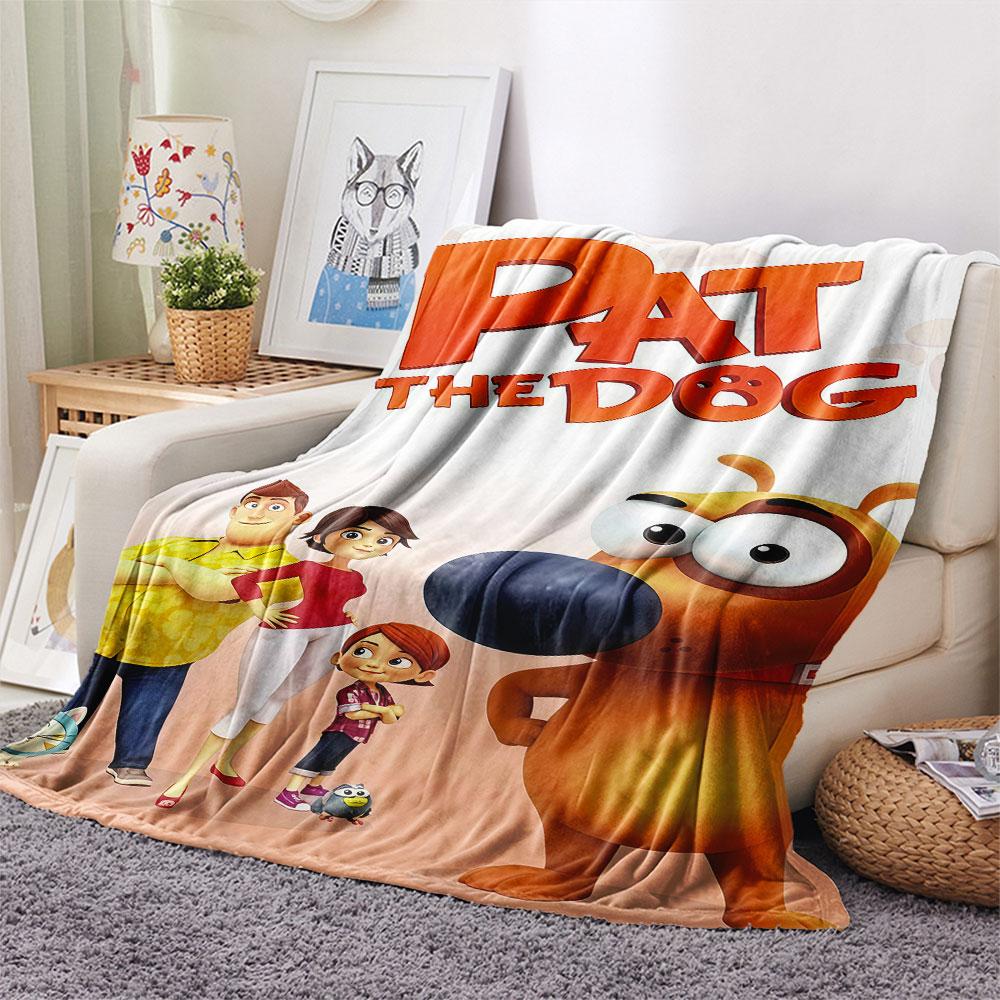1PC Pat the Dog Blanket, High Quality Comfortable for All Seasons, Home Decor, Warmth and Comfort