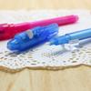 4Pcs 2 In 1 Luminous Light Pen UV Writing Invisible Ink Marker Kids Drawing Gift