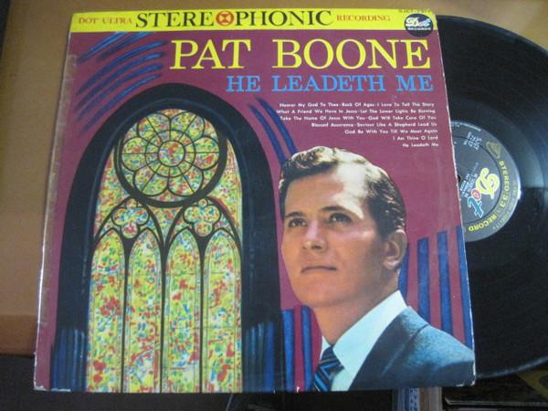 

LP Record PAT BOONE - He Leadeth Me SJET7317 DOT Japan Pop Used