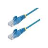 Network Cable - Startech - 2m Slim Cat6 - Color: Black - 28 Awg - Lszh Copper Wire