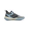 Li Ning Kids Round Toe Comfortable Non-Slip Wear-Resistant Rebound Support Mid-Top Basketball Shoes Kids Basketball Shoes Gray YKBU088-7