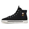 New SNOOPY X High Top Skateboard Shoes Women's Black 922138604-2