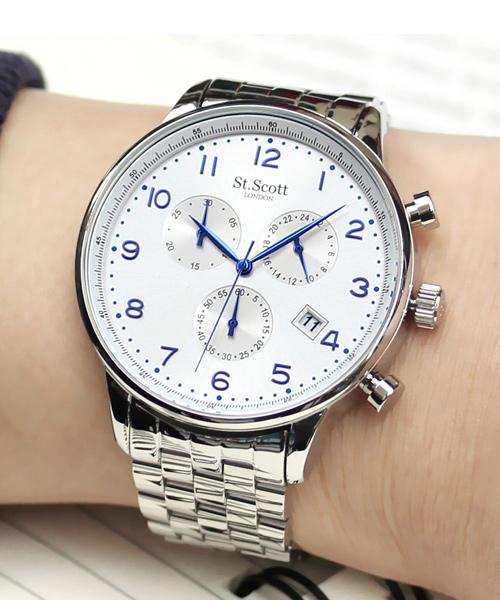 Seinteuseukoteuleondeon 4 Types Of Metal Chronograph Watches / St5109M