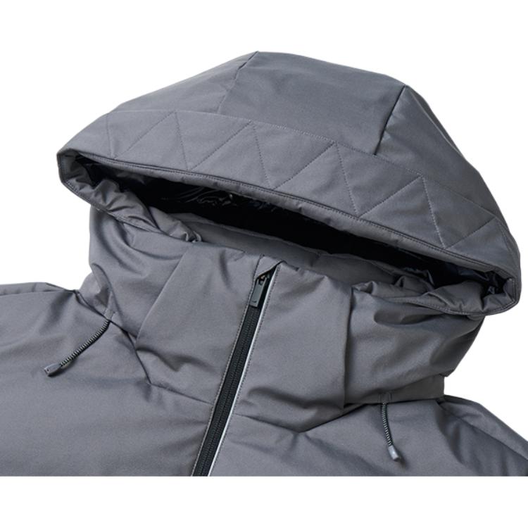 SAUCONY Warm Windproof Outdoor Sports Casual Hooded Down Jacket Men Jacket Cool-Iron-Gray SC2230048B-GR06