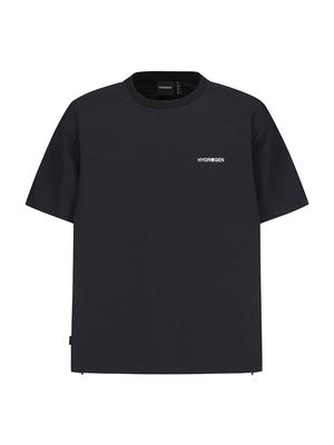 HYDROGEN Uni Big Skull Woven Short Sleeve Round Neck