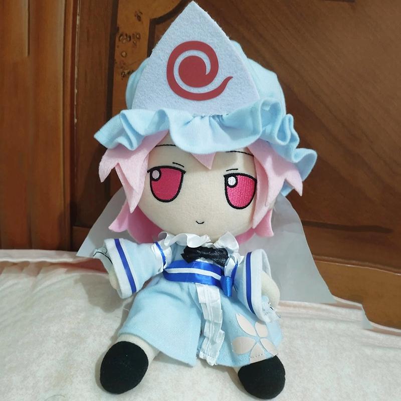 20cm Touhou Project Plush Doll Toy Fumo Ibuki Suika Yuyuko Moriya Suwako Cirno Marisa Reimu Koishi Alice Smoke Fan Birthday Gift