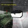 Solar Lights Outdoor Motion Sensors Waterproof LED Light for Garden for Railing Deck Window Patio Porch Yard Backyard Corridor