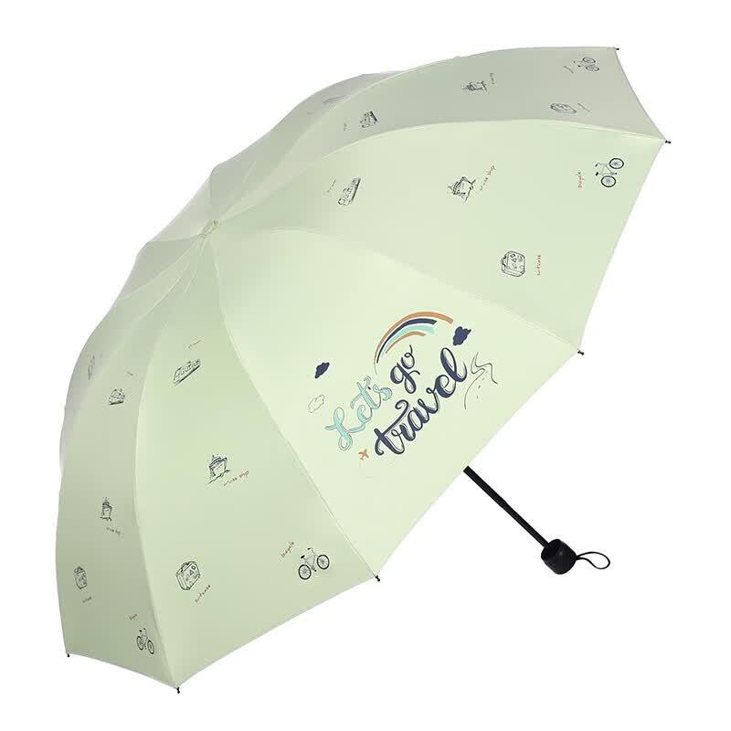

Tiantang Automatic Enlarged 10-Rib Three-Fold Sun & Rain Umbrella