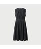 IROWOMEN Nevataspe Jersey Shirring Dress Iodaa25105Bkl