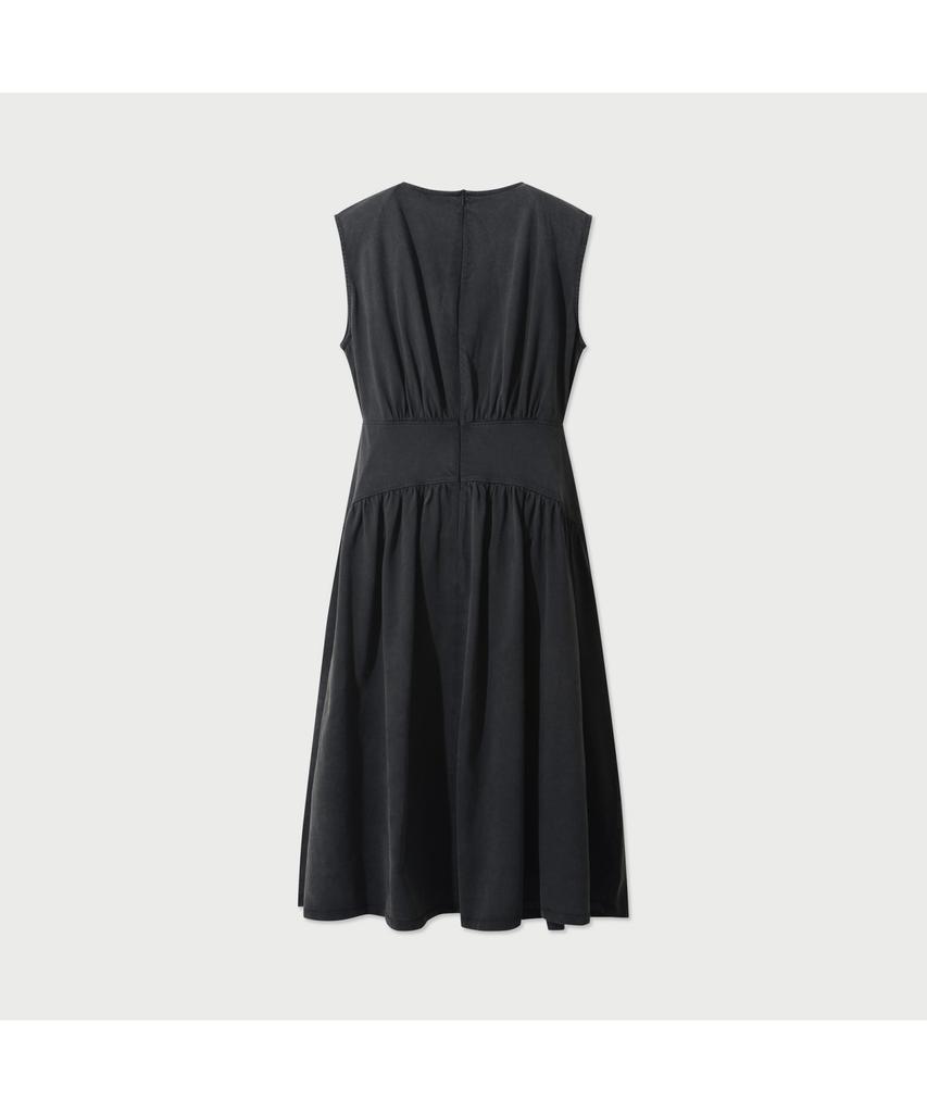 IROWOMEN Nevataspe Jersey Shirring Dress Iodaa25105Bkl