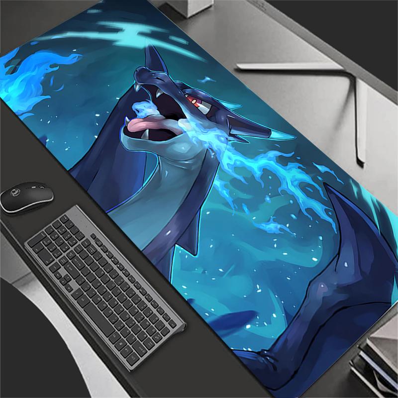 Mouse Pad Anime Gaming Accessories PPokemons Gyarados Mousepad Gamer PC Completo Computer Keyboard Desk Mat Varmilo
