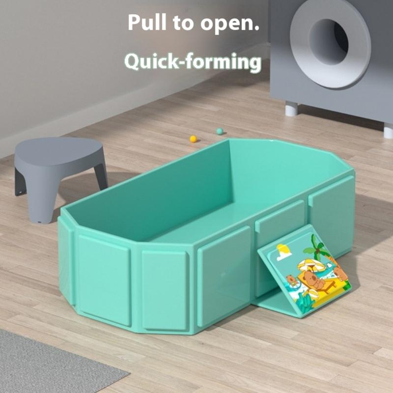 Erweiterbare Babybadewanne von Geburt bis 8 Jahre Faltbares Design Badewanne Reisefreundlich für kleinen Raum