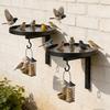 Hook Design Iron Wall Bathtub Bird Feeder Easy Install Weather Resistant Outdoor Courtyard Ornament