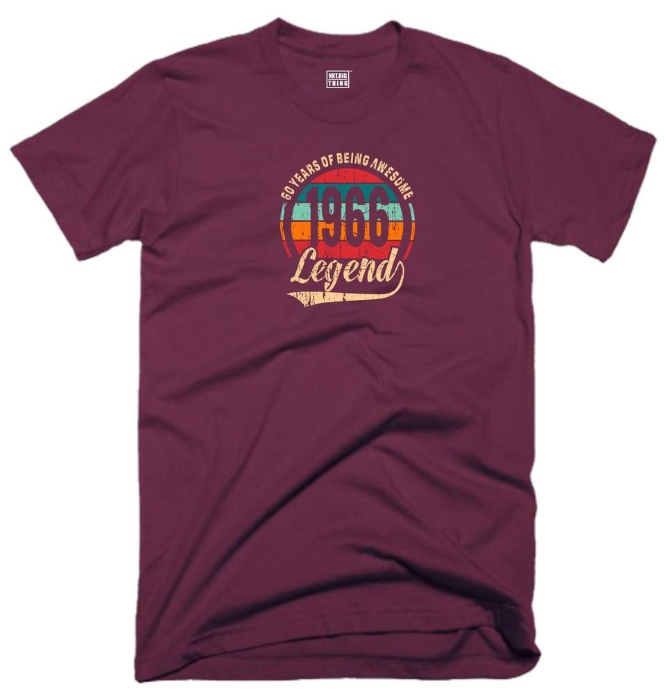 60th Birthday Legend T Shirt 60 Years Awesome Vintage 1966 Funny Joke Gift Top