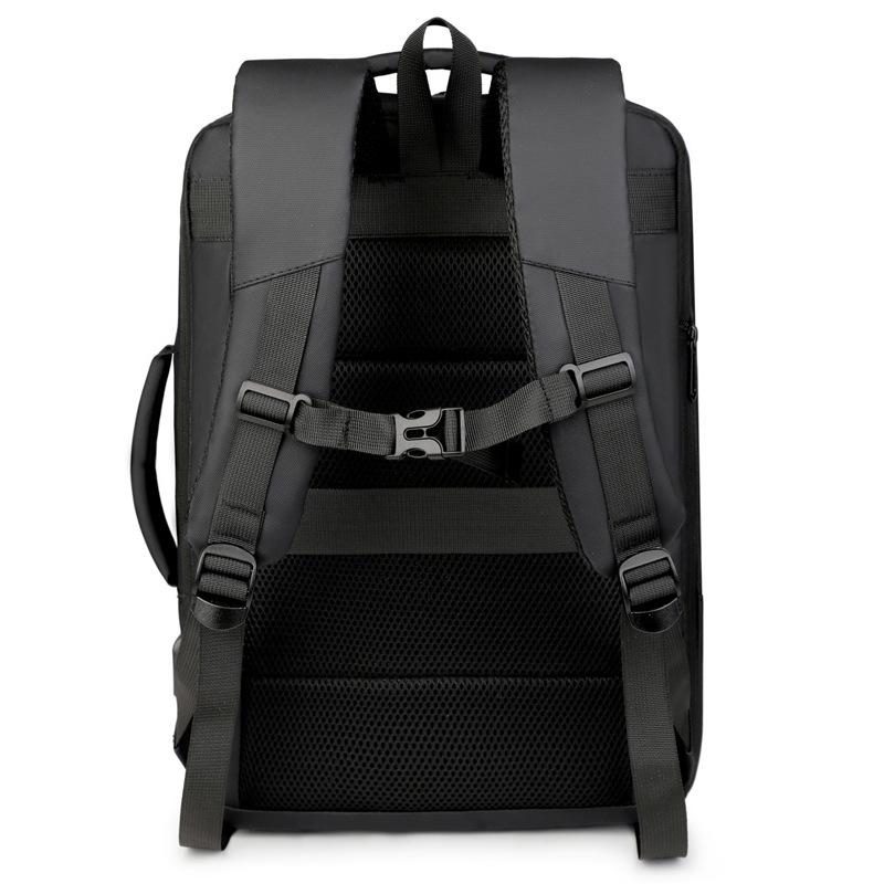 Backpack, Large-Capacity Business Backpack For Men, Simple Expansion Casual Computer Bag