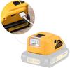 LED Dual USB Power Source Li-ion Battery Charger Adapter DCB090 for Dewalt