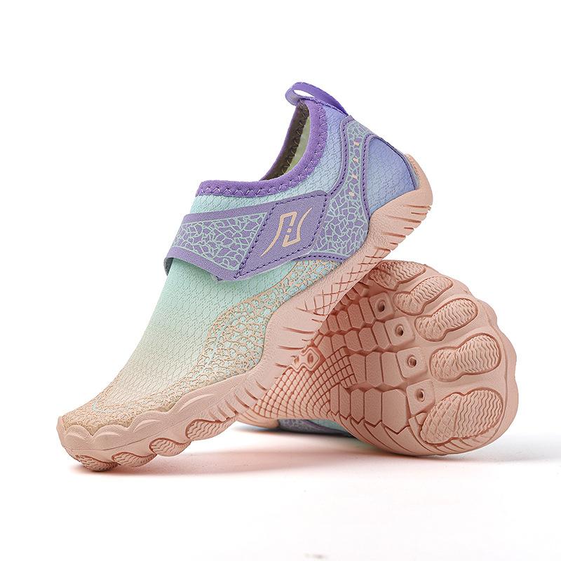 Outdoor beach shoes men's and women's quick-drying wading shoes parent-child non-slip sea-catching stream shoes children's barefoot snorkeling