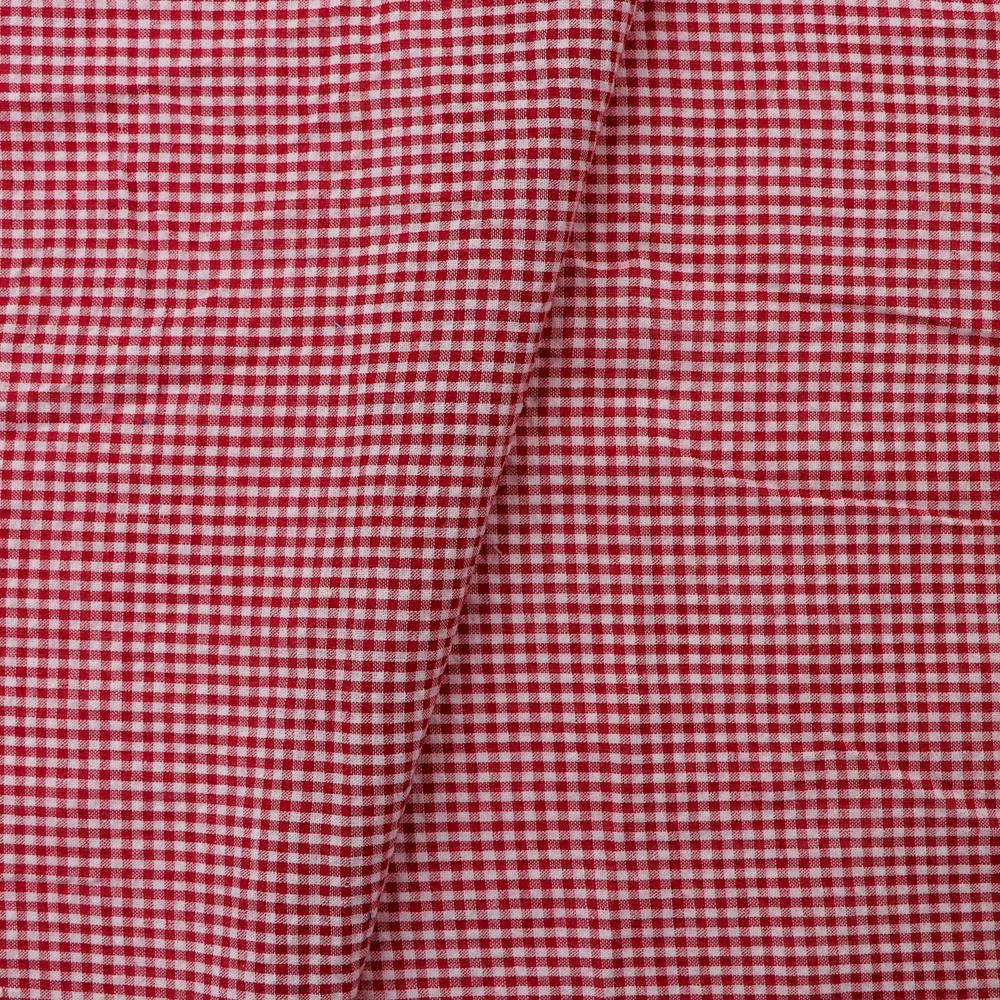 New Arrival Seersucker Swimwear Fabric Polyester Cotton Linen Yarn Dyed Crep Check Fabric for Throw Pillow