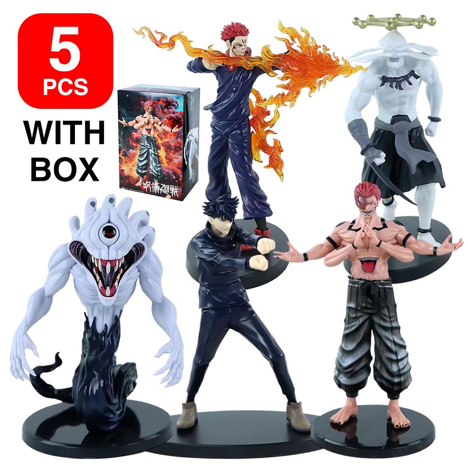 5ks Akční figurka Anime Jujutsu Kaisen Kreslená akční figurka Itadori Yuji Zátka na nudle Model Hračky Panenky Sběratelství Koníčky