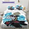 Cartoon Pattern Bedding Quilt Set Quilt Cover Pillowcase Home Decoration Birthday Gift (1 * Duvet Cover + 2 * Pillowcase, Without Core)
