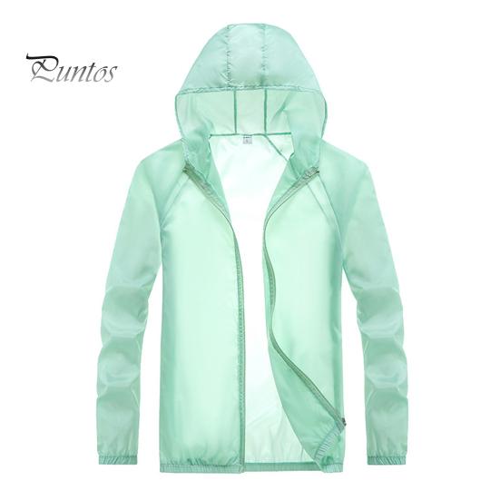 Pánské oblečení na ochranu proti slunci s kapucí, dlouhým rukávem, zipem, légo na opalovací krém s kapsami, jednobarevné tenké svrchní oděvy proti UV záření