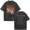 The Life of A Showgirl Album Merch Tshirts Fan Gifts Mens Women Clothing Vintage Washed Cotton Oversized Short Sleeve T Shirts