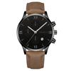 Pánské kožené hodinky s obchodním módním řemínkem jako dárek