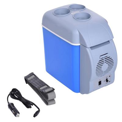 Mini frigider auto de 7,5 L Frigider cu utilizare dublă, caldă și rece, pentru mașină, acasă, frigider portabil, răcitor pentru călătorii în aer liber