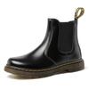Chelsea Boots Women's Leather Couple Martin Boots Men's British Short Boots Men's and Women's Casual Large Size Leather Shoes