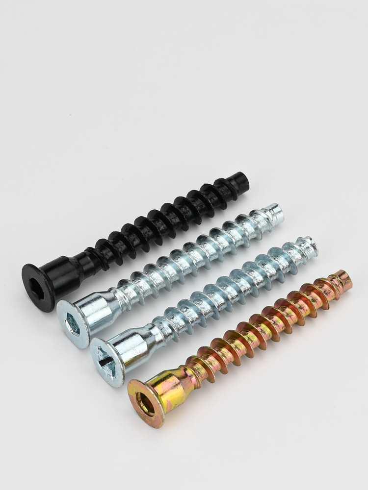 Hex Socket Phillips Countersunk Wood Screws for Furniture & Cabinet, Self-Tapping, M5/M6/M7