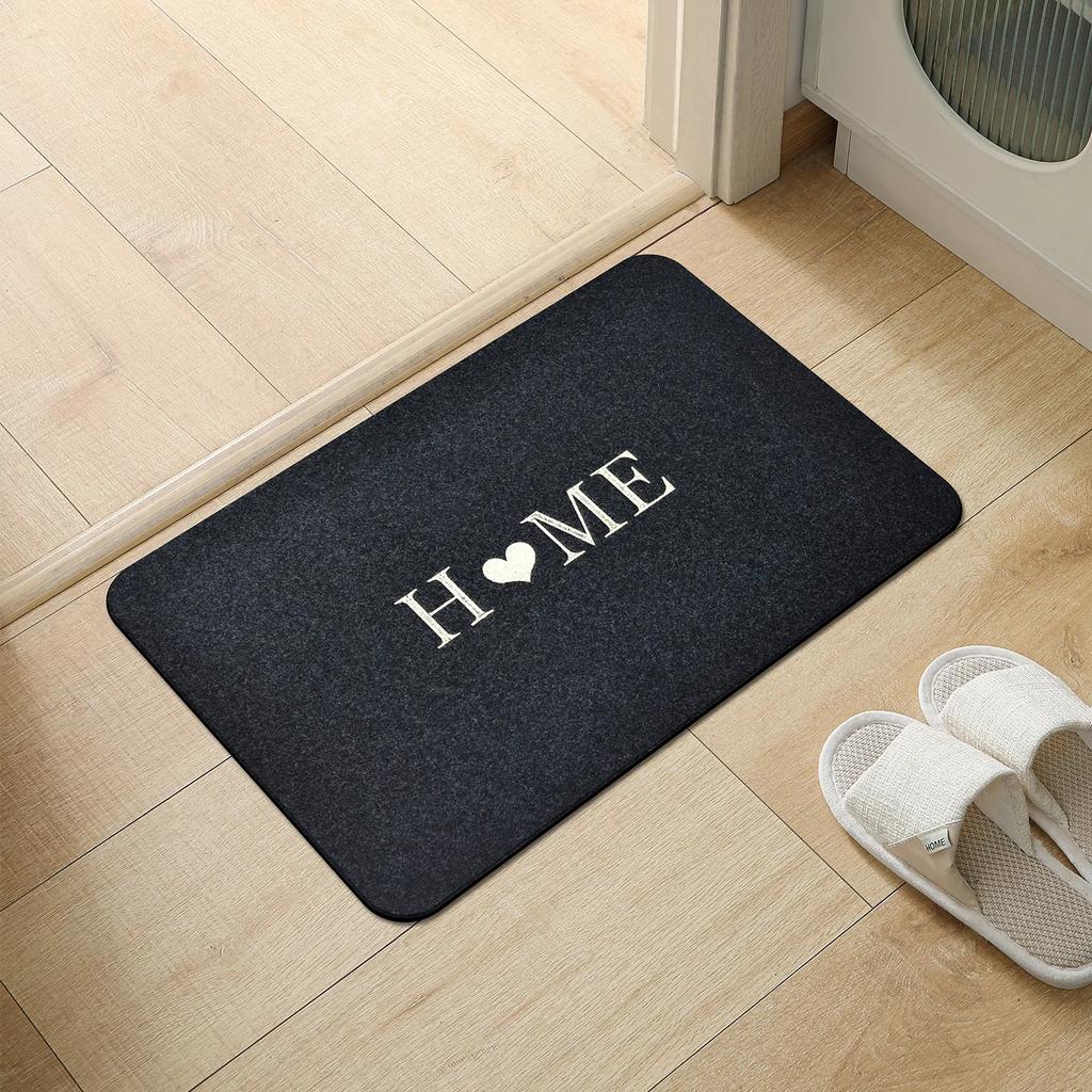 Embroidered door mats durable dust-proof entrance carpets balcony and hallway anti fouling floor mats kitchen decorative mats