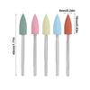 5PCS Silicone Rubber Pedicure Drill Bits Electric Grinding Head Manicure Drill Bits  Pedicure Use