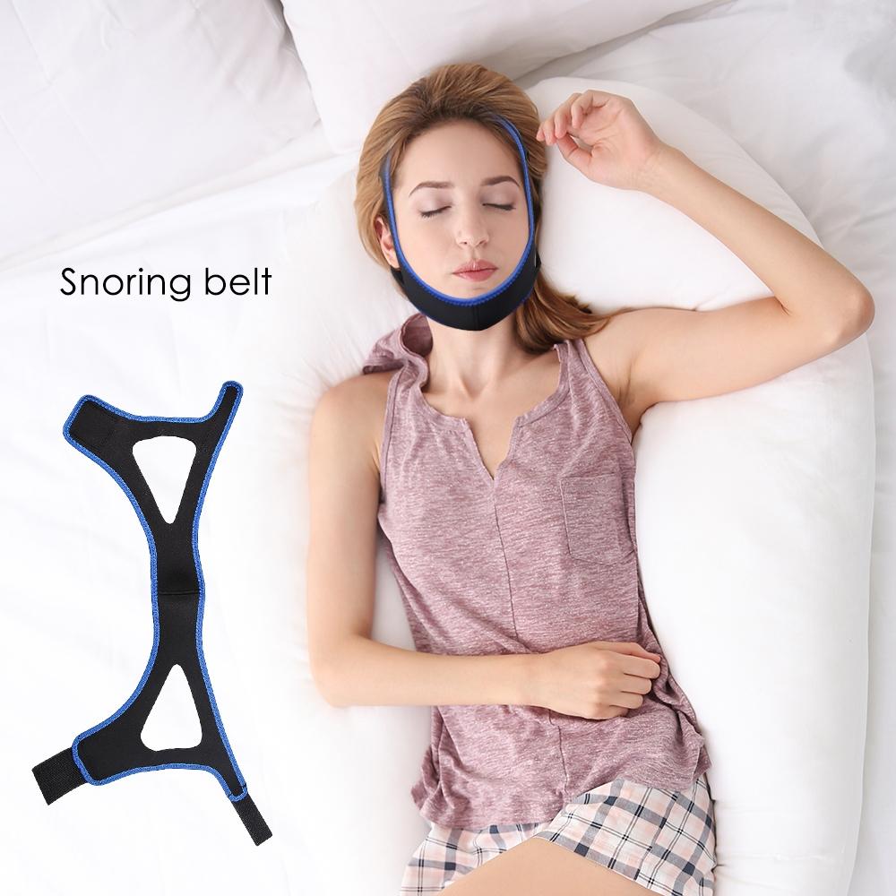 Anti-snoring Mouthpieces Chin Strap Sleep Care Breathable and Comfortable Anti Snore Belt for Men Women Daily Sleeping