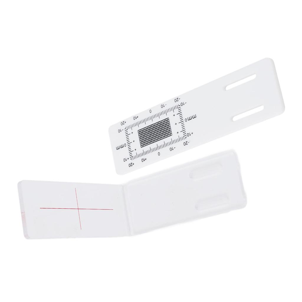 Easy Read Grid Corner Crack Gauge Transparent Construction Tools  Building Inspection