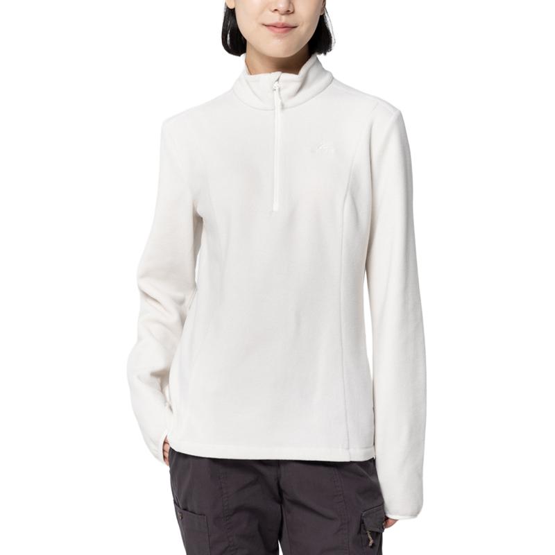 

DECATHLON QUECHUA MH100 Mountain Hiking Plus Fleece Jacket Women s Moonrock Grey/Beige White 2XL