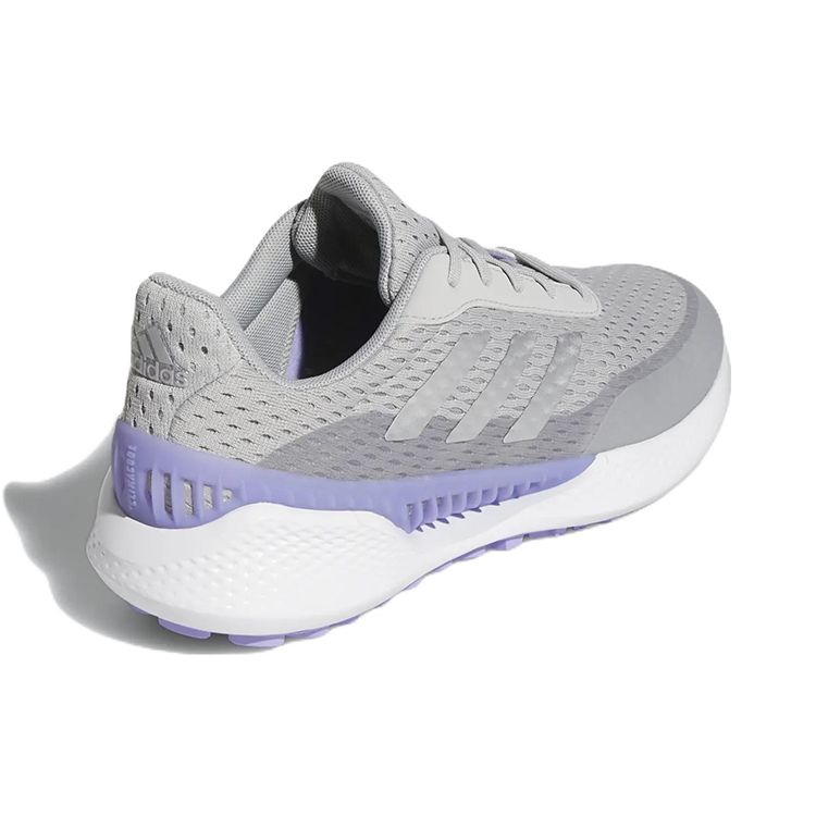 Adidas Summervent Spikeless Golf Grey Light Purple Women Sneakers Grey-Two Silver-Metallic GV9749