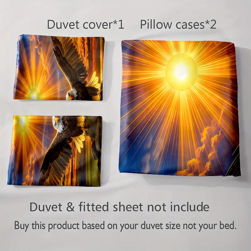 Radiant, majestic, bold. Bedding Duvet cover sets Duvet covers Pillowcases gifts (1 * Duvet Cover 2 * Pillowcases, without duvet insert)