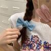 Korean BowKnot Hair Tie Scrunchies for Women Fashion Long Ribbon Elastic Hair Band Bow Ponytail Ties Girl Hair Accessories