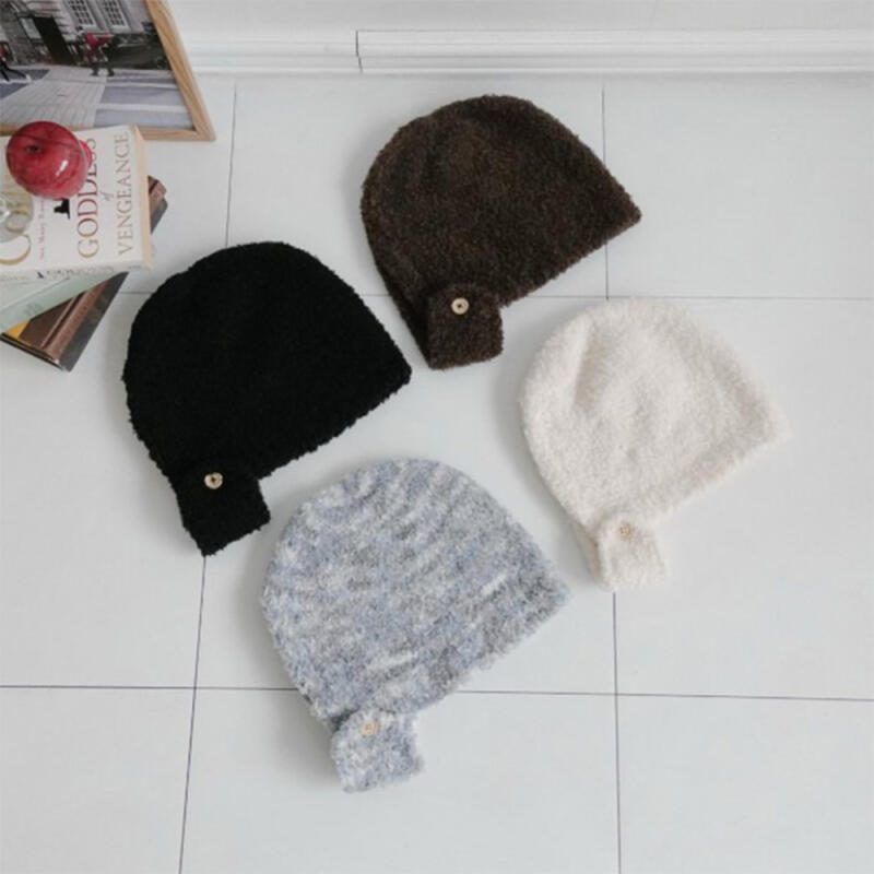 Women s Dumble Balaclava Fur Hat Beanie C8559_Sky