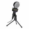 Gaming Microphone Omnidirectional Low Noise Compact Portable Durable ABS Online Recording Supplies for PC