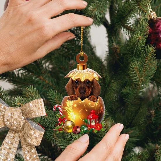 Juletre Valpeanheng med snor Gylneegg Design Akryl Juleoppheng Julegave Nyttår Festrekvisita