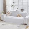Nordic solid color four-season cotton thread blanket, simple seat cushion ins wind sofa towel, fashionable lunch break blanket