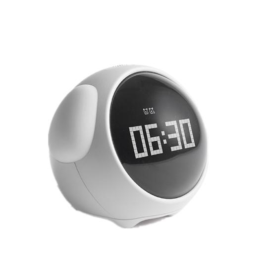 Night Light with Cute Expression Emotion Alarm Clock  Voice Controlled Light Multifunctional Consumer Electronics