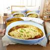 Italian Spaghetti 3D Bedding Set Single Twin Full Queen King Size Duvet Cover for Adults Kids Bedroom Decor