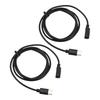 2Pcs Voice Recorder   Cable Fit for   Note AI Recorder Magnetic Charging Cable 1m Black