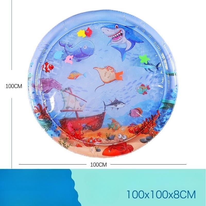 Baby Inflatable Pat Water Cushion Marine Life Swimming Ring Climbing Cushion Seat Cushion Children Pat Water Cushion