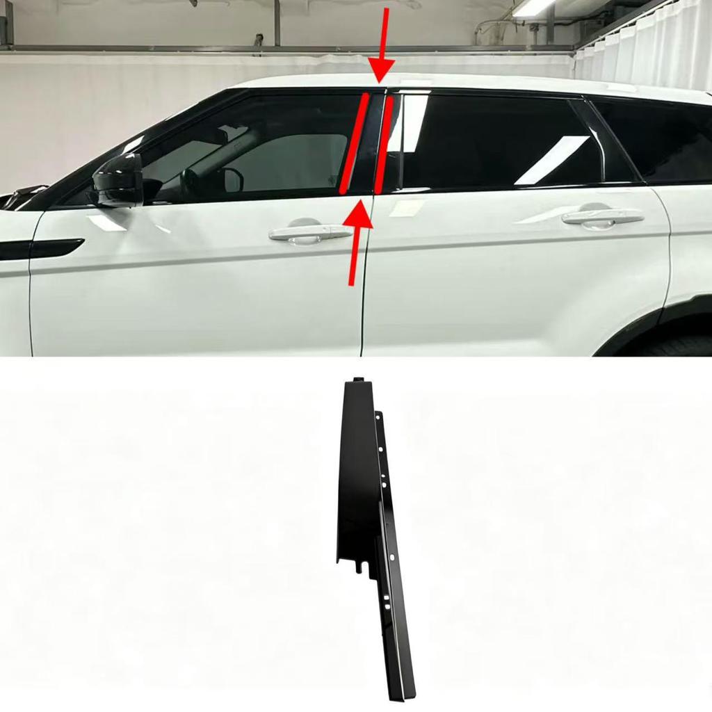Compatible with Land Rover 10-18 Evoque A, B, C Pillars, Front/rear Exterior Door Trim Panels, and Front Windshield Left/right Trim Strips.