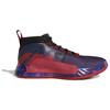 Adidas D Lillard 5 Shock Absorption Non-Slip Wear-Resistant Mid-Top Basketball Shoes Men Sneakers Purple Red EF8663