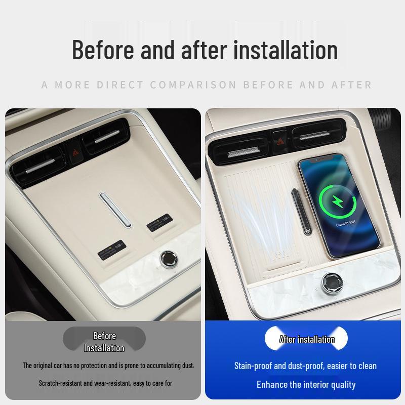 Shangjie Z7/Z7T Console Wireless Charger Non-slip Silicone Cover - Car Interior Accessory